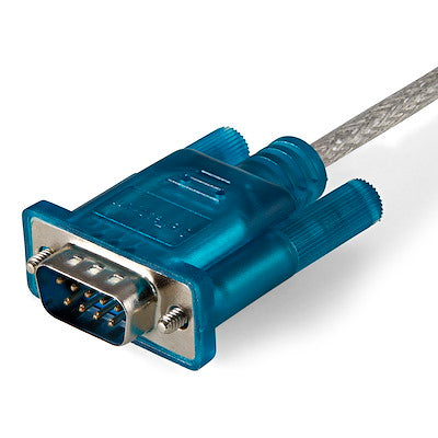 Cable Adaptador De 0.9 Metros Usb A Puerto Serie Serial Rs232  Pc Mac® Linux - 1x Db9 Macho - 1x Usb A Macho - Startech.Com Modelo Icusb232sm3