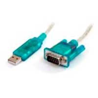 Cable Adaptador De 0.9 Metros Usb A Puerto Serie Serial Rs232  Pc Mac® Linux - 1x Db9 Macho - 1x Usb A Macho - Startech.Com Modelo Icusb232sm3