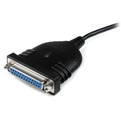 Cable Adaptador De 1.8 Metros Para Impresora Paralelo Db25 A Usb-A - 1x Db25 Hembra - 1x Usb A Macho - Startech.Com Modelo Icusb1284d25