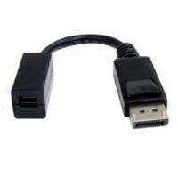 Cable Adaptador De 15cm De Displayport A Mini Displayport Hembra - Dp Macho - Mini Dp Hembra - Minidp Negro - Startech.Com Modelo Dp2mdpmf6in