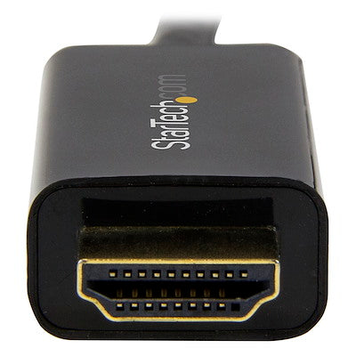 Cable Adaptador De 2 Metros Displayport A Hdmi - Color Negro - Ultra Hd 4k - Startech.Com Modelo Dp2hdmm2mb