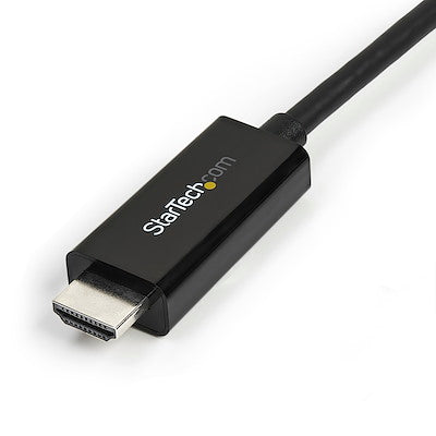 Cable Adaptador De 3 Metros Mini Displayport A Hdmi - 4k 30hz - Ultrahd - Cable Con Adaptador Incluido - Negro - Startech.Com Modelo Mdp2hdmm3mb