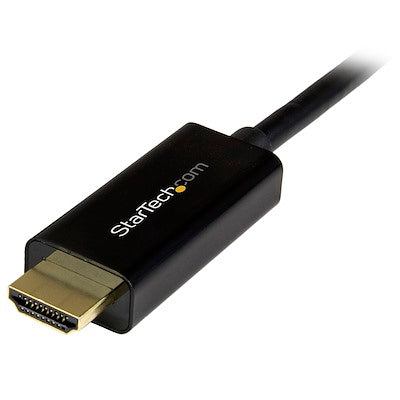 Cable Adaptador De 5 Metros Displayport A Hdmi - 4k 30hz - Cable Convertidor Dp A Hdmi Ultra Hd - Negro - Startech.Com Modelo Dp2hdmm5mb