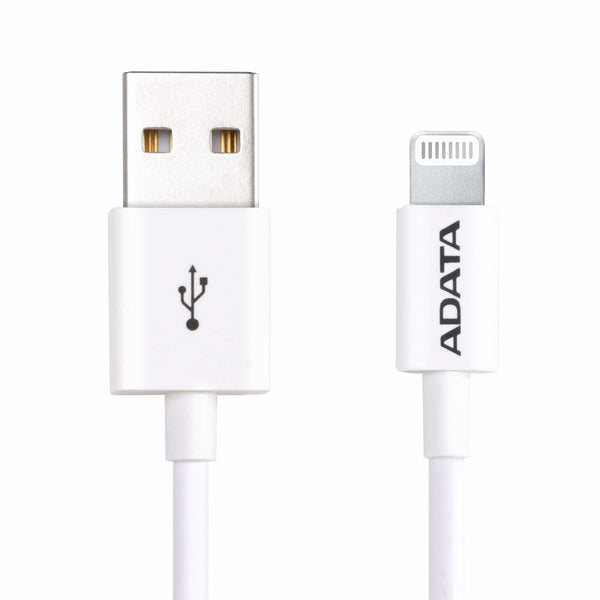 Cable Adata Lightning Apple 1 Metro Blanco (Amfipl-1m-Cwh)