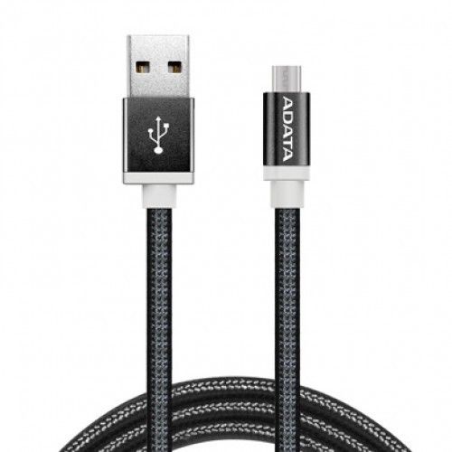 Cable Adata Micro Usb 1 Metro Negro (Amucal-100cmk-Cbk)