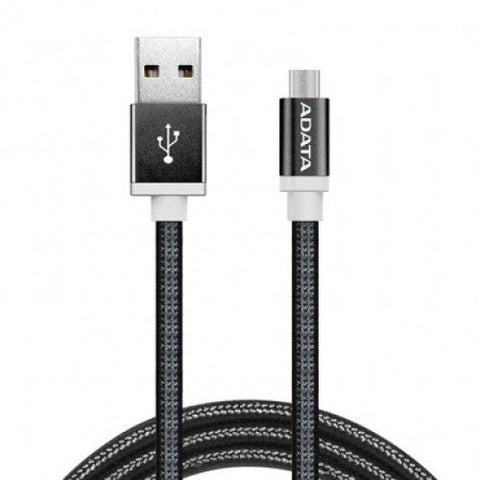 Cable Adata Micro Usb 1 Metro Negro (Amucal-100cmk-Cbk)