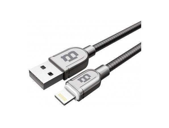 Cable Blackpcs (Ca-Excelence) Lightning Plata 1 Metro Tejido 2.1a (Caslte-3)