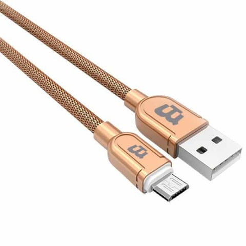 Cable Blackpcs (Ca-Excelence) V8 Cobre 1 Metros Tejido 2.1a (Cacomte-3)