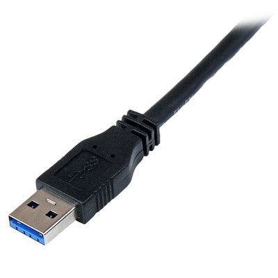 Cable Certificado 1 Metros Usb 3.0 Super Speed Ss Micro Usb B Macho A Usb A Macho Adaptador - Negro - Startech.Com Modelo Usb3caub1m