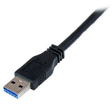 Cable Certificado 1 Metros Usb 3.0 Super Speed Ss Micro Usb B Macho A Usb A Macho Adaptador - Negro - Startech.Com Modelo Usb3caub1m