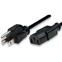 Cable Corriente Brobotix Para Cpu, 18 Awg, 1.8 Metros, Color Negro