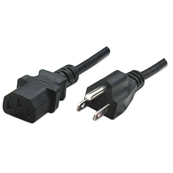 Cable Corriente Cpu Manhattan 3.0 Metros Bolsa 323338