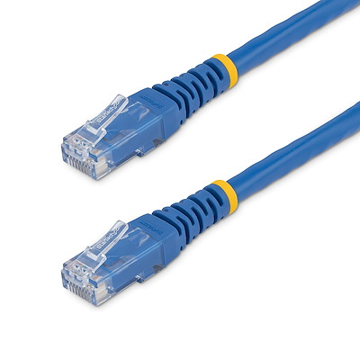 Cable De 1.8 Metros Azul De Red Categoria Cat6 Utp Rj45 Gigabit Ethernet Etl - Patch Moldeado - Startech.Com Modelo, C6patch6bl