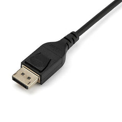 Cable De 1.8 Metros Certificado Displayport™ 1.2 4k Con Cierre De Seguridad - 2x Macho Dp - Startech.Com Modelo, Displport6l