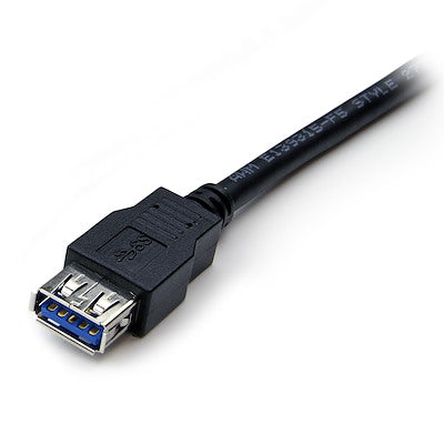 Cable De 1.8 Metros De Extension Alargador Pasivo Usb 3.0 Superspeed - Macho A Hembra Usb A - Extensor - Negro - Startech.Com Modelo, Usb3sext6bk