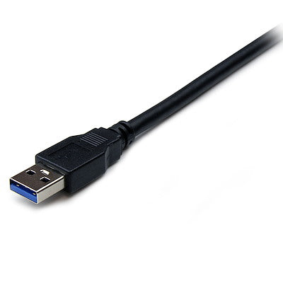 Cable De 1.8 Metros De Extension Alargador Pasivo Usb 3.0 Superspeed - Macho A Hembra Usb A - Extensor - Negro - Startech.Com Modelo, Usb3sext6bk