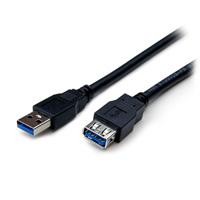 Cable De 1.8 Metros De Extension Alargador Pasivo Usb 3.0 Superspeed - Macho A Hembra Usb A - Extensor - Negro - Startech.Com Modelo, Usb3sext6bk