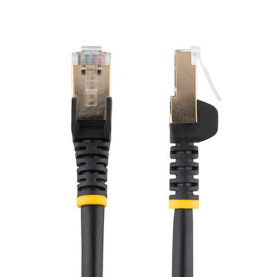 Cable De 1 Metro Cat6a Ethernet Negro - Cable De Red 10gb Cat6a Snagless Blindado Rj45 Poe De 100w - 10gbe Con Certificacion Ul/Tia - Startech.Com Modelo, C6aspat3bk