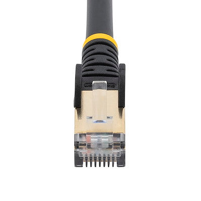 Cable De 1 Metro Cat6a Ethernet Negro - Cable De Red 10gb Cat6a Snagless Blindado Rj45 Poe De 100w - 10gbe Con Certificacion Ul/Tia - Startech.Com Modelo, C6aspat3bk