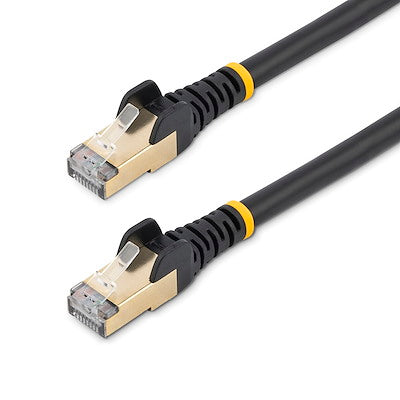 Cable De 1 Metro Cat6a Ethernet Negro - Cable De Red 10gb Cat6a Snagless Blindado Rj45 Poe De 100w - 10gbe Con Certificacion Ul/Tia - Startech.Com Modelo, C6aspat3bk