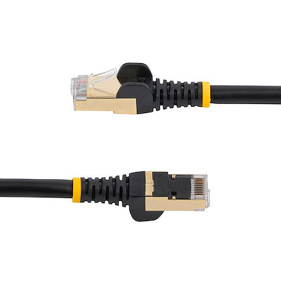 Cable De 1 Metro Cat6a Ethernet Negro - Cable De Red 10gb Cat6a Snagless Blindado Rj45 Poe De 100w - 10gbe Con Certificacion Ul/Tia - Startech.Com Modelo, C6aspat3bk