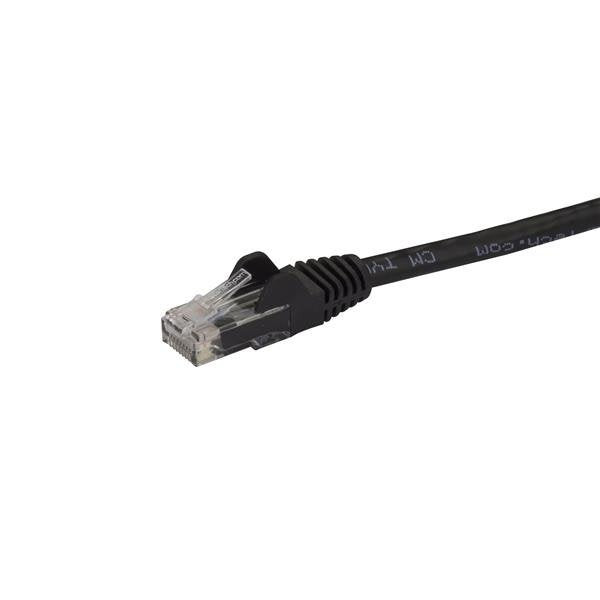 Cable De 1 Metro De Red Ethernet Snagless Sin Enganches Cat 6 Cat6 Gigabit - Negro - Startech.Com Modelo, N6patc1mbk