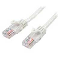 Cable De 10 Metros Blanco De Red Cat5e Ethernet Rj45 Sin Enganches - Latiguillo Snagless - Startech.Com Modelo, 45pat10mwh