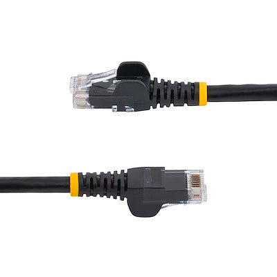 Cable De 10 Metros Negro De Red Cat5e Ethernet Rj45 Sin Enganches - Latiguillo Snagless - Startech.Com Modelo, 45pat10mbk