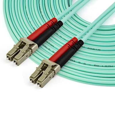 Cable De 10m De Fibra Optica Multimodo LC, UPC A LC, UPC OM4 – 50, 125µM – LOMMF, VCSEL - 100G - LSZH - baja perdida de inserción - startech.com modelo, 450fblclc10