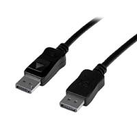 Cable De 15 Metros Displayport Activo - 4k A 30hz Y Soporte Opcional Para Audio - 2x Macho Dp - Extensor - Negro - Startech.Com Modelo, Displ15ma