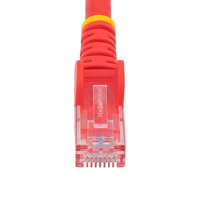 Cable De 15 Metros De Red Gigabit Ethernet Utp Patch Cat6 Cat 6 Rj45 Snagless Sin Enganches - Rojo - Startech.Com Modelo, N6patc15mrd