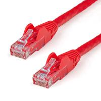 Cable De 15 Metros De Red Gigabit Ethernet Utp Patch Cat6 Cat 6 Rj45 Snagless Sin Enganches - Rojo - Startech.Com Modelo, N6patc15mrd