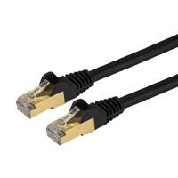 Cable De 2 Metros Cat6a Ethernet Negro - Cable De Red 10gb Cat6a Snagless Blindado Rj45 Poe De 100w - 10gbe Con Certificacion Ul, Tia - Startech.Com Modelo, C6aspat5bk