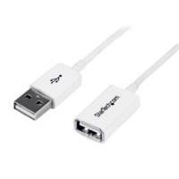 Cable De 3 Metros De Extensión Alargador Usb 2.0 De Alta Velocidad Hi Speed - Macho A Hembra Usb A - Extensor - Blanco - Startech.Com Modelo, Usbextpaa3mw