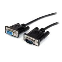 Cable De 3 Metros De Extension Directo Straight Through Serial Rs232 Video Pantalla Ega Db9 Macho A Hembra - Extensor Negro - Startech.Com Modelo, Mxt1003mbk