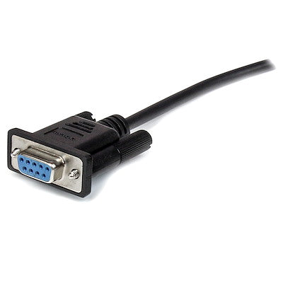 Cable De 3 Metros De Extension Directo Straight Through Serial Rs232 Video Pantalla Ega Db9 Macho A Hembra - Extensor Negro - Startech.Com Modelo, Mxt1003mbk