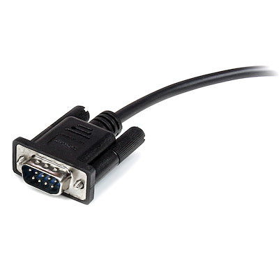 Cable De 3 Metros De Extension Directo Straight Through Serial Rs232 Video Pantalla Ega Db9 Macho A Hembra - Extensor Negro - Startech.Com Modelo, Mxt1003mbk