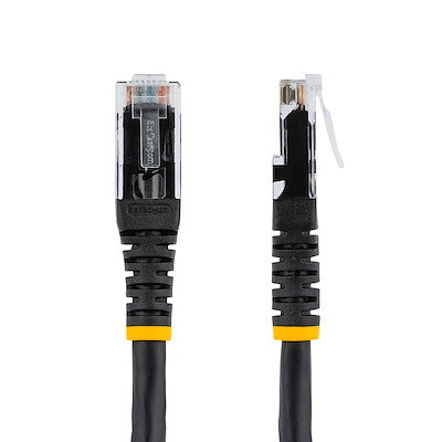 Cable De 3 Metros Negro De Red Gigabit Cat6 Ethernet Rj45 Utp Moldeado - Certificado Etl - Startech.Com Modelo, C6patch10bk