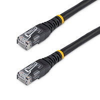 Cable De 3 Metros Negro De Red Gigabit Cat6 Ethernet Rj45 Utp Moldeado - Certificado Etl - Startech.Com Modelo, C6patch10bk