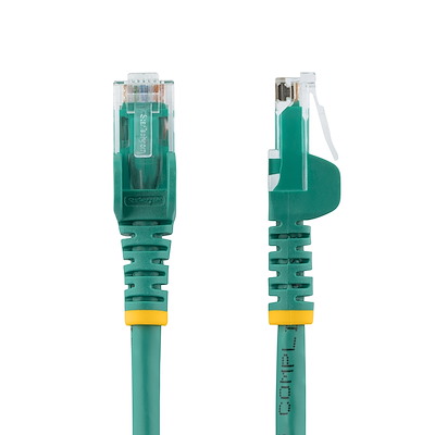Cable de 3 Metros de red gigabit cat6 ethernet rj45 sin enganche - snagless - verde - startech.com modelo, N6patc3mgn
