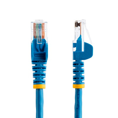 Cable De 5 Metros De Red Ethernet Cat5e Rj45 Sin Traba Snagless - Azul - Startech.Com Modelo 45pat5mbl