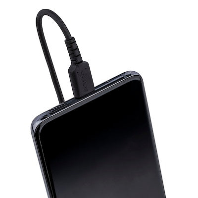 Cable De 50cm De Carga Usb A A Usb C, Cable Usb Tipo C En Espiral De Carga Rapida, Cable Usb 2.0 A A Usbc Negro - Startech.Com Modelo R2acc-50c-Usb-Cable