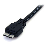 Cable De 50cm Usb 3.0 Super Speed Ss Micro Usb B Macho A Usb A Macho Adaptador - Negro - Startech.Com Modelo Usb3aub50cmb
