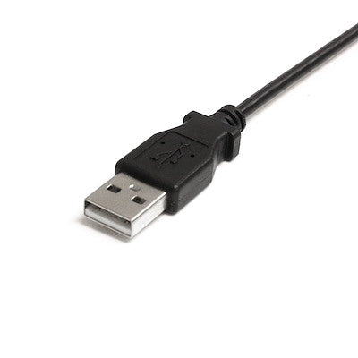 Cable De 91cm Usb 2.0 Acodado A La Izquierda Mini B - Cable Adaptador Usb A A Mini B - Cable Convertidor Usb-A A Mini Usb-B - Startech.Com Modelo Usb2habm3la