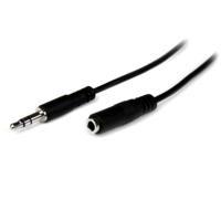 Cable De Audio De 2 Metros De Extensión De Audífonos Mini-Jack 3.5mm Estereo Macho A Hembra - Delgado - Startech.Com Modelo Mu2mmfs