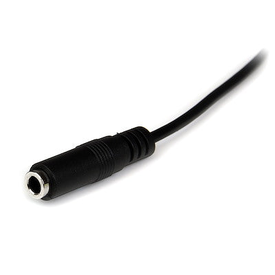 Cable De Audio De 2 Metros De Extensión De Audífonos Mini-Jack 3.5mm Estereo Macho A Hembra - Delgado - Startech.Com Modelo Mu2mmfs