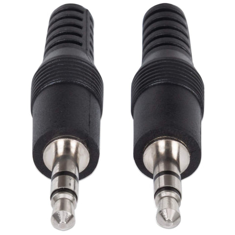 Cable De Audio Manhattan Estéreo 3.5mm Macho-Macho 1.8 metros Negro 334594