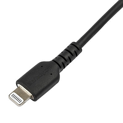 Cable De Carga De 2 Metros Usb-C A Lightning - Color Negro - Cable Usb De Carga Y Alta Resistencia - Certificado Mfi Apple - Startech.Com Modelo Rusbcltmm2mb