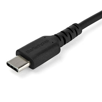 Cable De Carga De 2 Metros Usb C - De Carga Rapida Y Sincronizacion Usb 2.0 Tipo C A Usb C Para Laptop - Revestimiento Tpe De Fibra De Aramida M/M 60w Negro - Ipad Pro Surface - Startech.Com Modelo  Rusb2cc2m