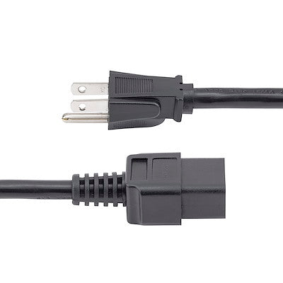Cable De Corriente De 1.8 Metros De Alimentación - Servicio Pesado - 14awg - Nema 5-15p A C19 - 15a 125v - Startech.Com Modelo Pxt515c19146
